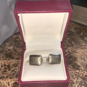 Helzberg diamond cuff links brand new